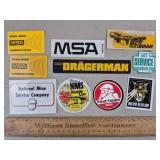 Vintage Coal Mining Stickers