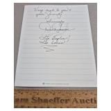 Dick Jauron Signed Paper Lions - No COA