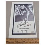 Chuck Crist Signed Photo 49ers - No COA