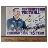 Pat Fitzgerald Signed Photo Northwestern - No COA