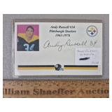 Andy Russell Signed Card Steelers - No COA