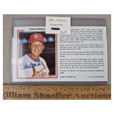Stan Musial Signed Card Cardinals - No COA