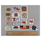 Vintage Coal Mining Stickers