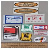 Vintage Coal Mining Stickers