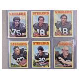 1972 Topps Pittsburgh Steelers Football Cards