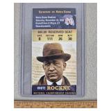 Syracuse vs Notre Dame Ticket Knute Rockne