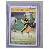 1981 Topps Terry Bradshaw Football Card