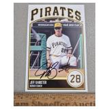 Jeff Banister Signed Photo Pirates - No COA