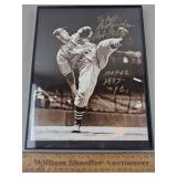 Bob Feller Signed Baseball Photo - No COA
