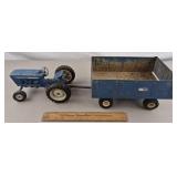 Diecast Ford Tractor & Wagon