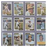 1974 Topps Pittsburgh Pirates Baseball Cards