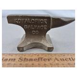 Kovalchick Salvage Co Bronze Anvil 1975 3" H