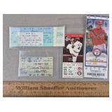 Vintage Baseball Tickets