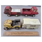 Tonka Toy Trucks, Jeep & Camper