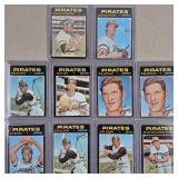 1971 Topps Pittsburgh Pirates Baseball Cards