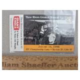 Bill Cowher Signed Card Steelers - No COA
