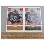 Robin Cole Signed Cards Steelers - No COA