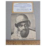Dave Cash Signed Paper Pirates