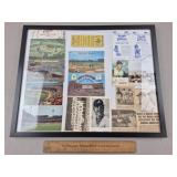 Framed Sports Collectibles 17 x 21"