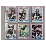 1982 Topps Pittsburgh Steelers Football Cards