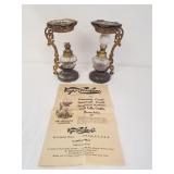 Vintage Vapo-Cresolene Lamps