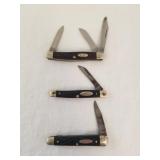 3 Vintage Case Pocket Knives