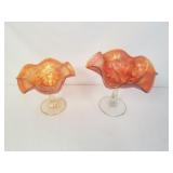 Carnival Glass Candy Dishes