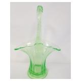 Green Glass Basket