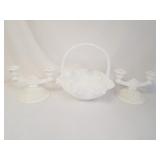 3 Pieces Fenton Glass