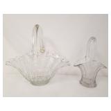 2 Glass Baskets