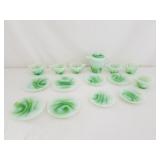 Slag Glass Mini Tea Set