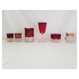 Ruby Flash Glass 1 Lot