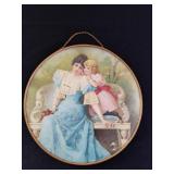 Victorian Round Framed Print 9 & 1/2"