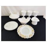 Vintage Milk Glass 1 Lot