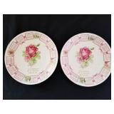 2 - 1909 Shelocta PA Calendar Plates 8 & 1/4"