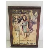 Wood Grape-Nuts Sign Repo