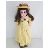 Vintage Bisque Ruth Doll 21"