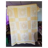 Vintage Quilt 74 x 80" Some Damage