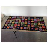 Vintage Afghan 28 x  55"