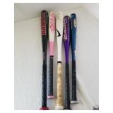 5- Aluminum Baseball Bats 1 Lot