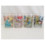Vintage McDonalds Disney Glasses
