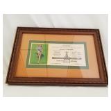 Early Risque Goodyear Advertisement Framed