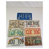 Vintage License Plates 1 Lot