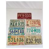 Vintage License Plates 1 Lot