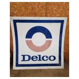 Aluminum Delco Sign 59 x 59"