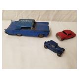 Vintage Toy Cars Up to 5 & 3/4" Long