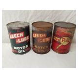 Leechburg Quart Oil Cans 1 Repro
