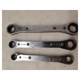 Snap On Offset Ratcheting Box Wrenches