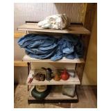 Metal Shelf w/ Contents 18 x 36 x 56 & 1/4"