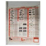 1962 Ford ID Guide Poster 27 x 32"